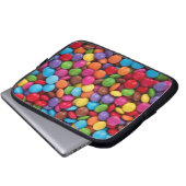 Colorful Button Candy Quirky Laptopschutzhülle (Vorne Knopf)