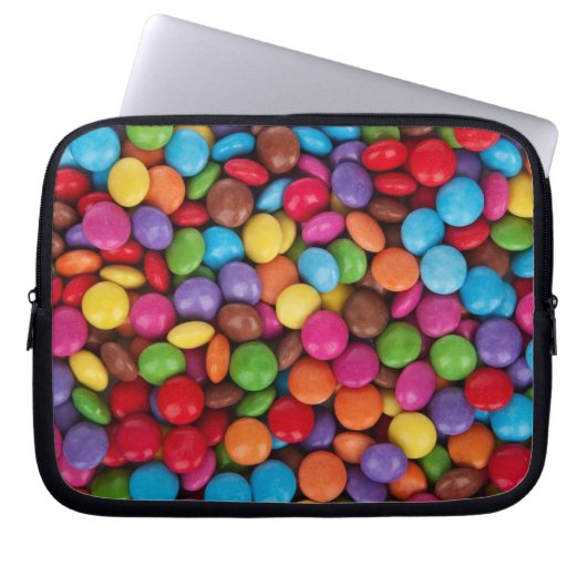 Colorful Button Candy Quirky Laptopschutzhülle (Vorderseite)