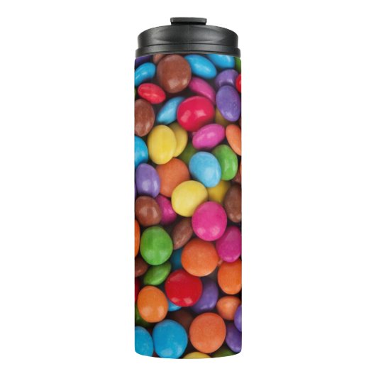Colorful Button Candy Quirky Thermosbecher (Vorderseite)