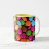 Colorful Button Candy Zweifarbige Tasse (VorderseiteRechts)
