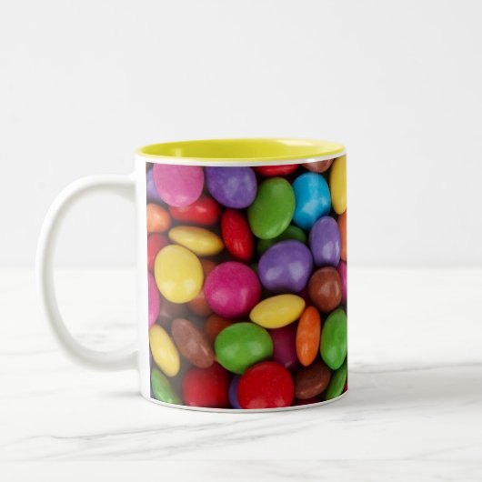 Colorful Button Candy Zweifarbige Tasse (Links)