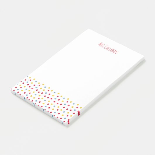 Colorful Buttons Post-It Notes Klebezettel (angewinkelt)