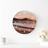 Colorful Cabo sunset Große Wanduhr (Zuhause)