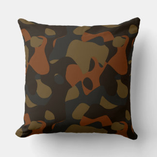 colorful camo abstract kissen