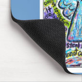 Colorful Cancer Mousepad (Ecke)