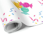 Colorful Candies Geschenkpapier (Rolleneckpunkt)