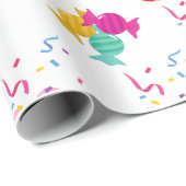 Colorful Candies Geschenkpapier (Rolleneckpunkt)