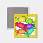 Colorful Candies Magnet (Vorderseite/Rückseite)