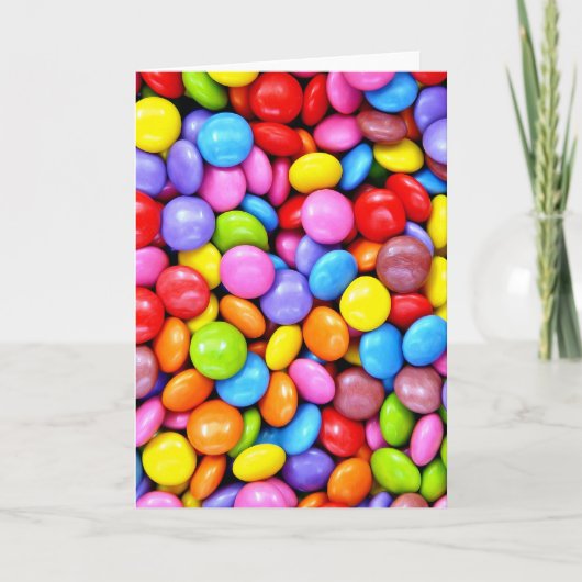Colorful Candies photograph Karte (Vorderseite)