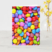 Colorful Candies photograph Karte (Gelbe Blume)