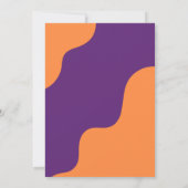 Colorful Candy Monsters Kids Halloween Invite Einladung (Rückseite)