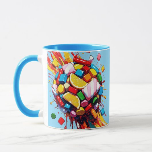 Colorful Candy Sphere Mug | Sweet & Fun Coffee Cup Tasse (Links)