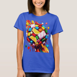 Colorful Candy Sphere T-Shirt | Fun Sweet Treat