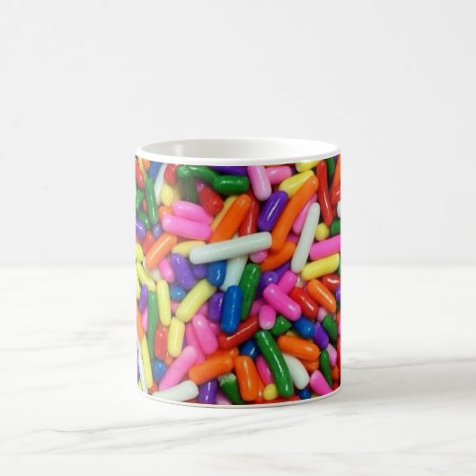 Colorful Candy Sprinkles Kaffeetasse (Mittel)