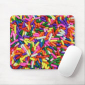 Colorful Candy Sprinkles Mousepad (Mit Mouse)