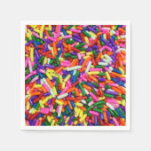 Colorful Candy Sprinkles Serviette (Vorderseite)