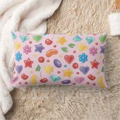 "Colorful Candy Star Lumbar Pillow Lendenkissen (Decke)