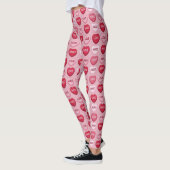 colorful candy Valentine's day heart pattern Leggings (Links)