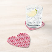 colorful candy Valentine's day heart pattern Untersetzer (Vor Ort)