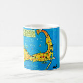 Colorful Cape Cod Mug Kaffeetasse (VorderseiteRechts)