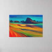 Colorful Cape Sebastian Oregon Coast Leinwanddruck (Vorderseite)