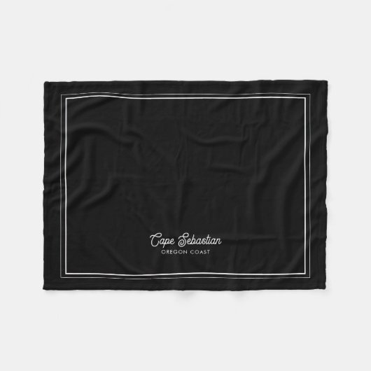 Colorful Cape Sebastian Oregon Fleecedecke (Vorderseite (Horizontal))