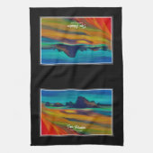 Colorful Cape Sebastian Oregon Geschirrtuch (Vertikal)