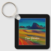 Colorful Cape Sebastian Oregon Schlüsselanhänger (Vorderseite)