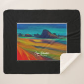 Colorful Cape Sebastian Oregon Sherpadecke (Vorderseite (Horizontal))