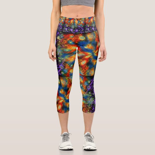 Colorful Capri Leggings (Vorderseite)