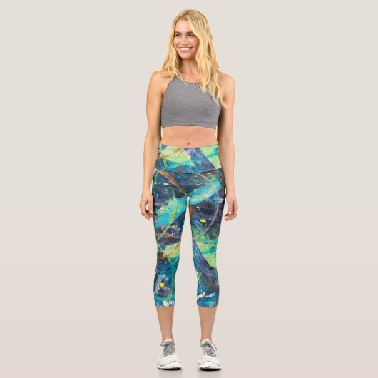 Colorful Capri Leggings (Vorderseite)