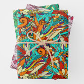 Colorful caribebobobobobobobobobobobobobobobobohne geschenkpapier set (Beispiel)