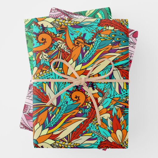 Colorful caribebobobobobobobobobobobobobobobobohne geschenkpapier set (Beispiel)