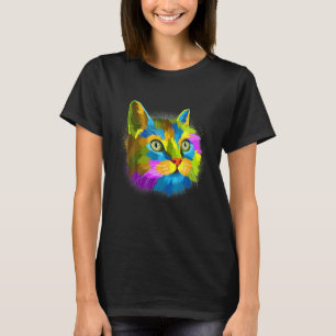 Colorful Cat Kitten T-Shirt
