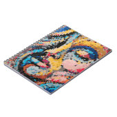 Colorful Celebration in Pixel Style Notizblock (Linke Seite)