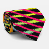 Colorful Chaos Fun Art Tie Krawatte (Gerollt)