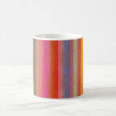 Colorful Charcoal Boho Stripes Kaffeetasse (Mittel)