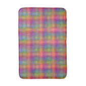 Colorful Checker Abstract Pattern Badematte (Vorderseite Vertikal)