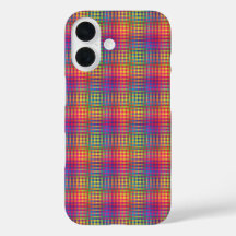 Colorful Checker Abstract Pattern