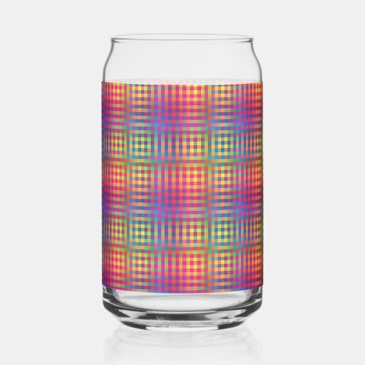 Colorful Checker Abstract Pattern Dosenglas (Links)