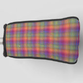 Colorful Checker Abstract Pattern Golf Head Cover Headcover (Vorderseite)