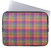 Colorful Checker Abstract Pattern Laptopschutzhülle (Vorderseite)