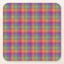 Colorful Checker Abstract Pattern