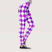 Colorful Checker Diamond Pattern Leggings (Rechts)