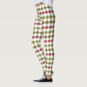 Colorful Checker Diamond Pattern Leggings (Links)