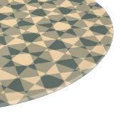 Colorful Checker Diamond Plaid Pattern Schneidebrett (Ecke)