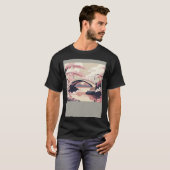 Colorful Cherry Blossom Bridge Vibrant T-Shirt (Vorne ganz)