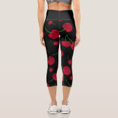 Colorful Cherry Capri Leggings (Rückseite)