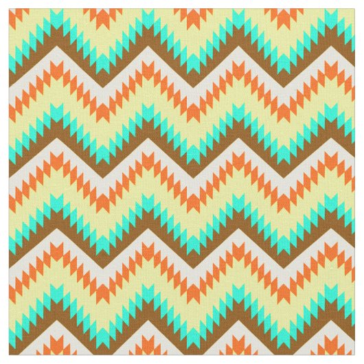 Colorful Chevrons Zig Zag Stoff (Nahaufnahme)
