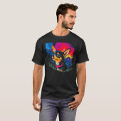 Colorful Chihuahua Dog T-Shirt (Vorne ganz)